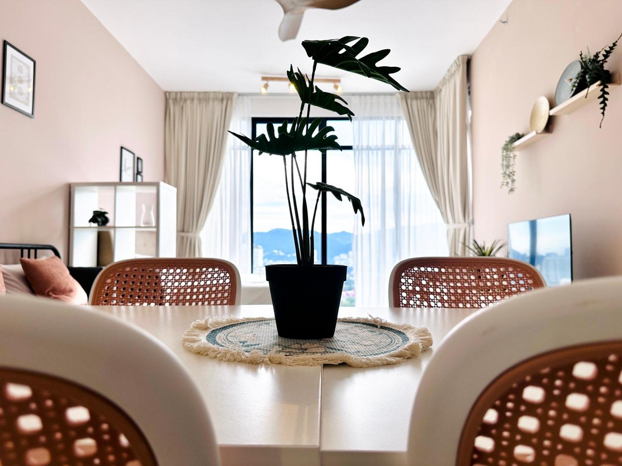 New 2Br Georgetown Warm And Lovely Homestay 10Pax-无敌美景两房民宿 Beacon Executive Suite Ngoại thất bức ảnh