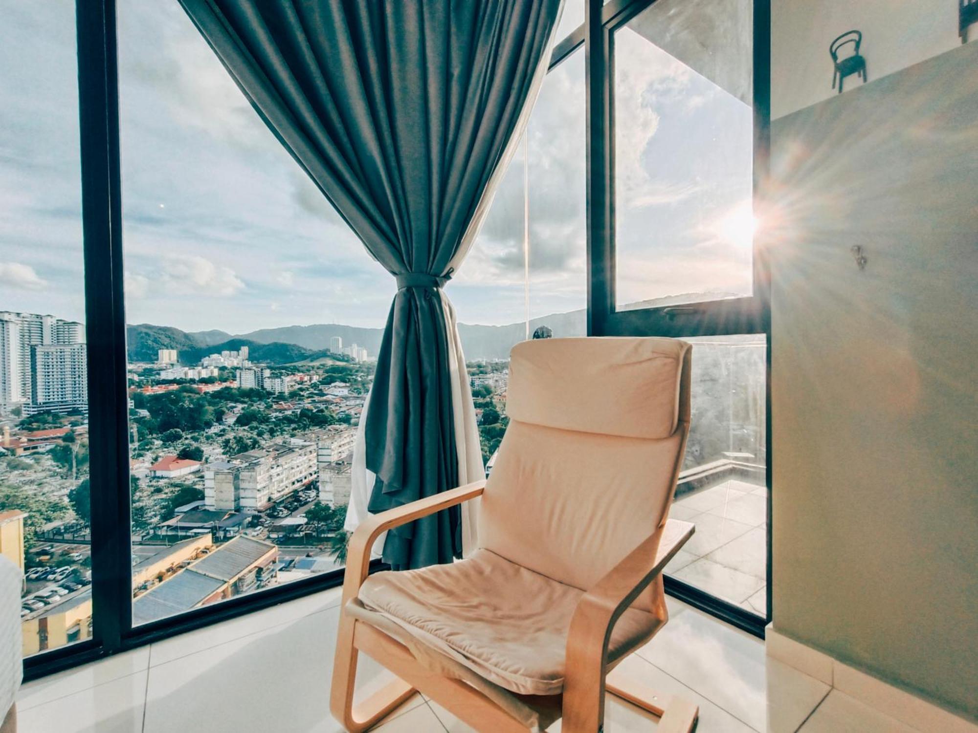 New 2Br Georgetown Warm And Lovely Homestay 10Pax-无敌美景两房民宿 Beacon Executive Suite Ngoại thất bức ảnh