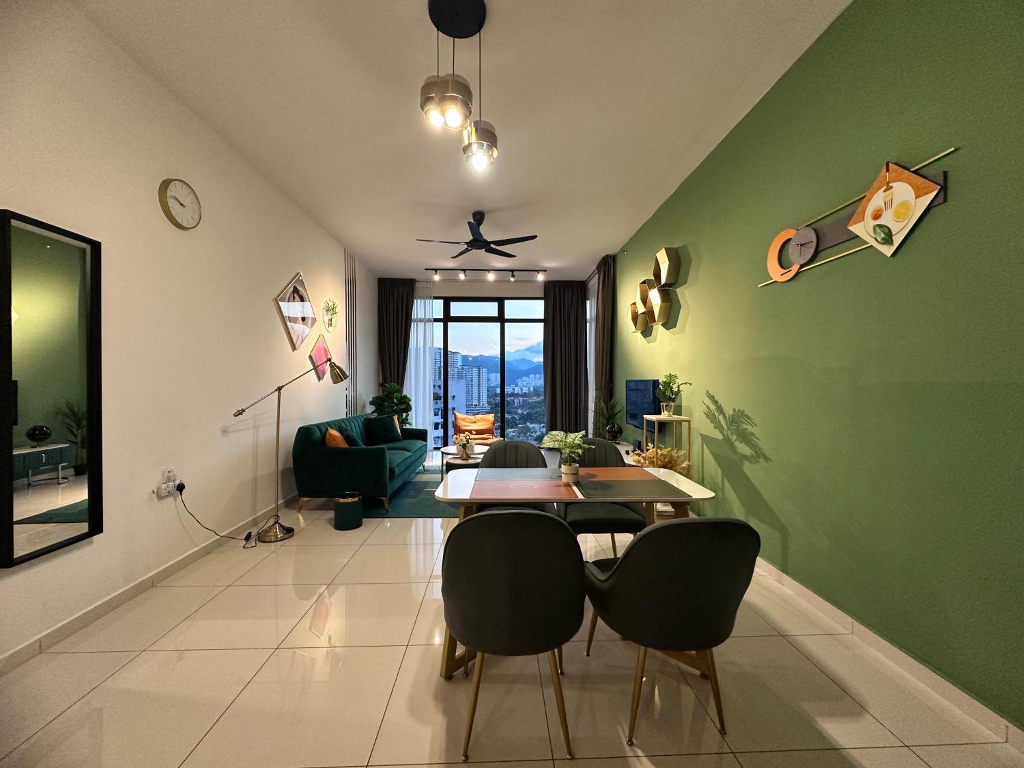 New 2Br Georgetown Warm And Lovely Homestay 10Pax-无敌美景两房民宿 Beacon Executive Suite Ngoại thất bức ảnh