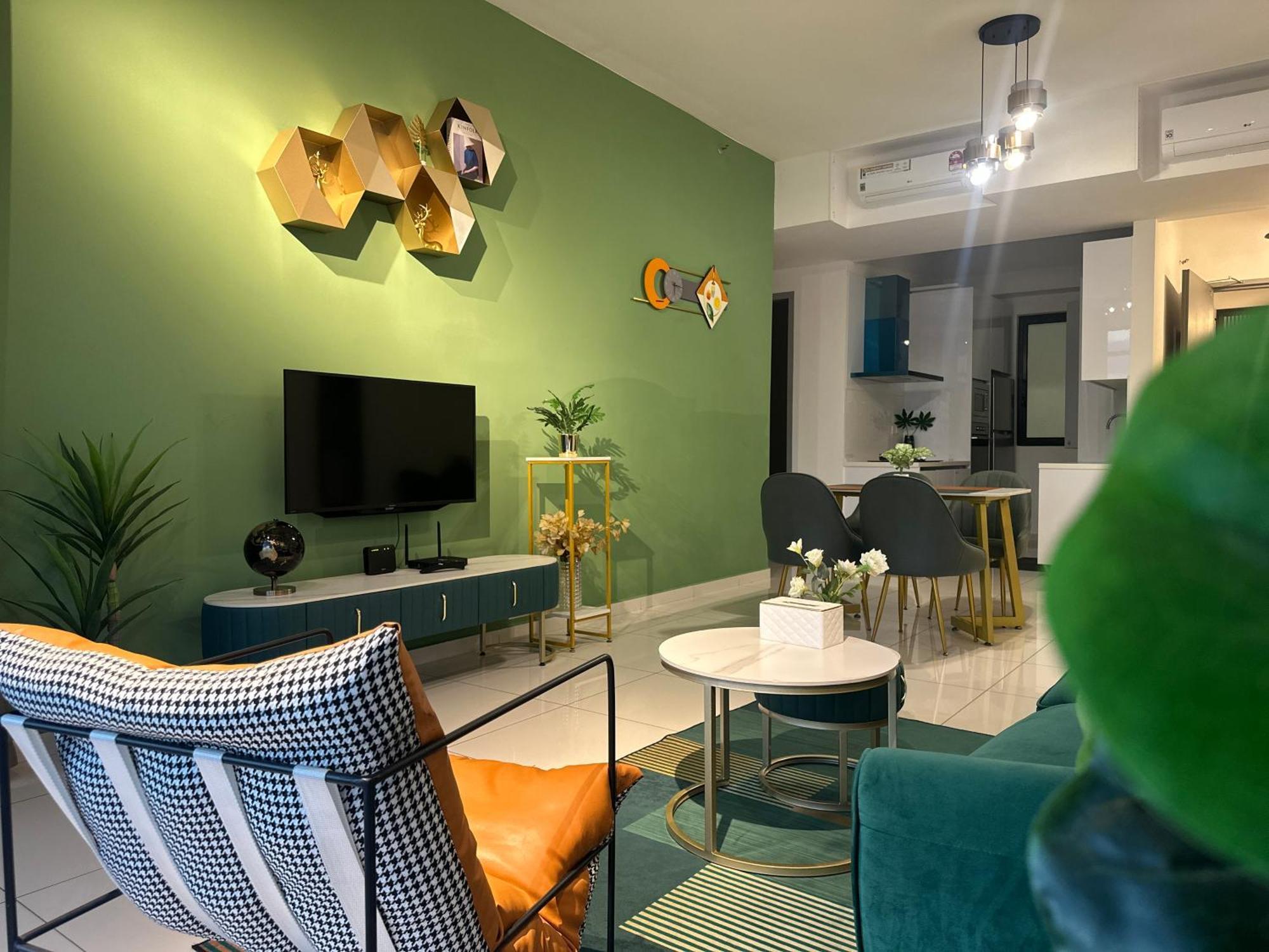 New 2Br Georgetown Warm And Lovely Homestay 10Pax-无敌美景两房民宿 Beacon Executive Suite Ngoại thất bức ảnh